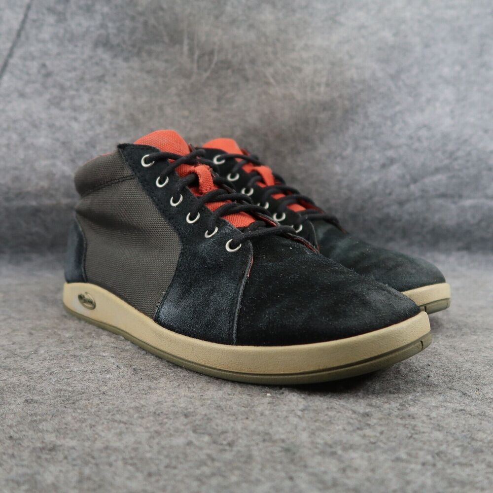 Chaco Shoes Mens 9 Sneaker Boot Lace Up Leather Hiking Outdoor Active Casual Mid